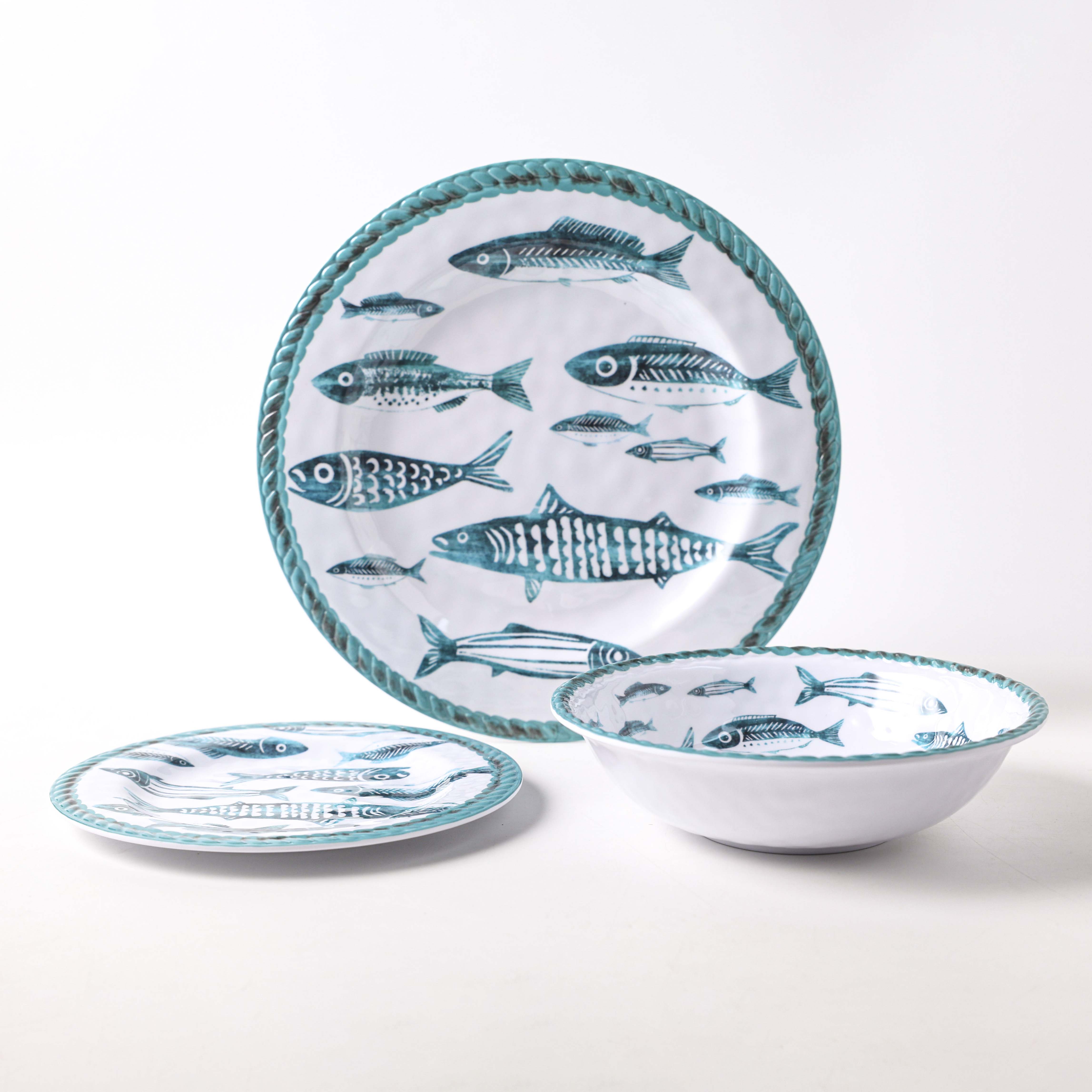 Summer Ocean Series Melamine Tableware